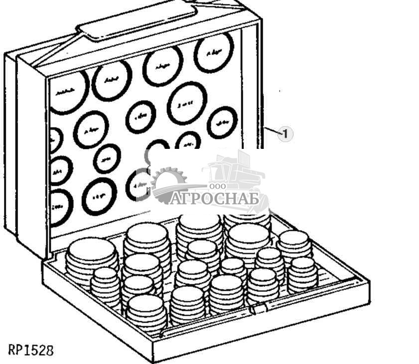 КОМПЛЕКТ УПЛОТНИТЕЛЬНЫХ КОЛЕЦ 